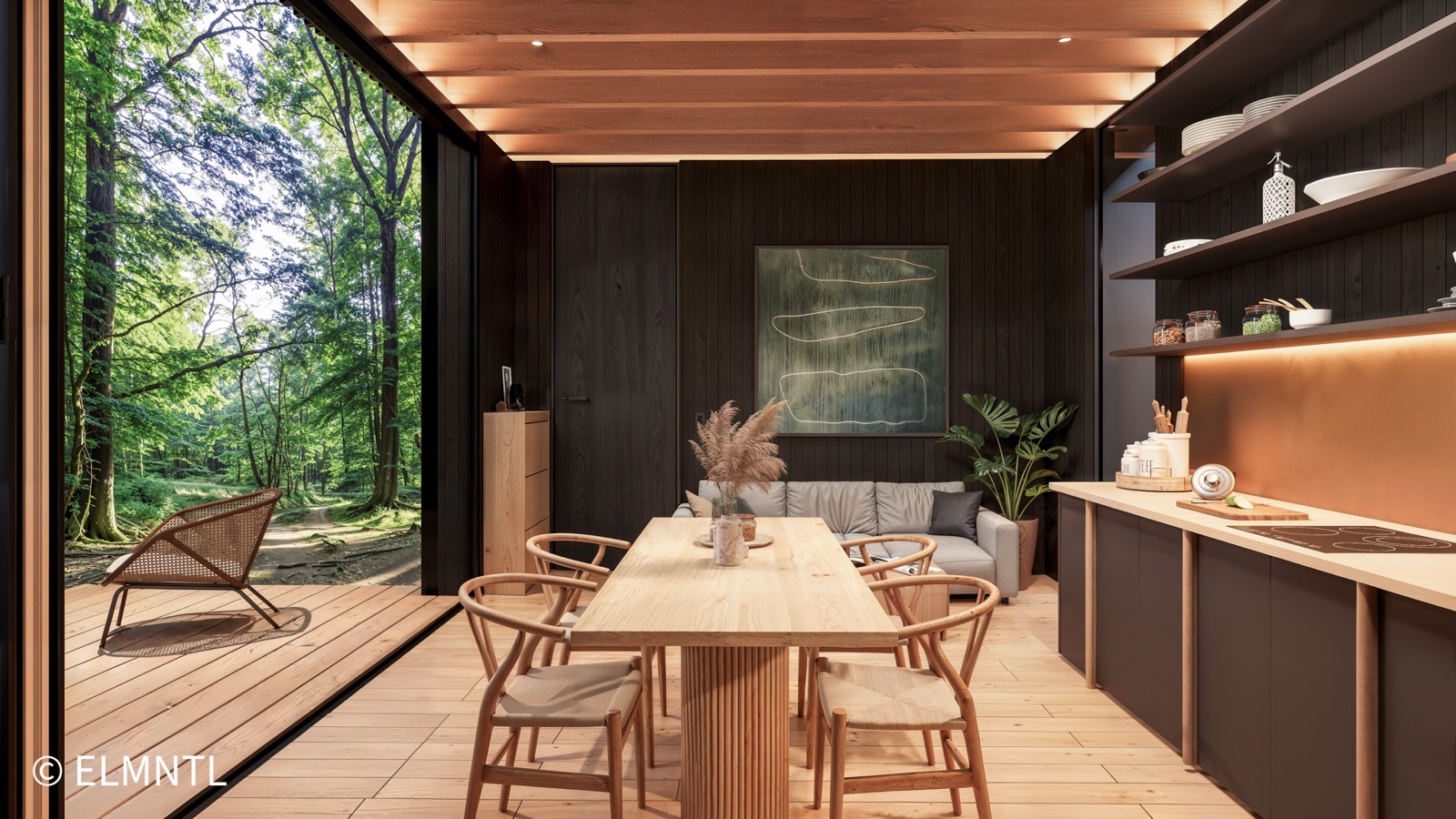 Foresthill Basecamp cabin rendering 2 of 5